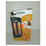 Comfort Zone CZQTV007BK Fan-Assisted Tower Radiant Quartz Heater