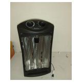 Comfort Zone CZQTV007BK Fan-Assisted Tower Radiant Quartz Heater