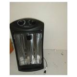 Comfort Zone CZQTV007BK Fan-Assisted Tower Radiant Quartz Heater