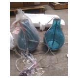 Decor Therapy MP1054 Table Lamp, Emerald, 2 Count