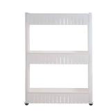 Three-Tier Slim Slide Out Pantry on Rollers, 5" Wide