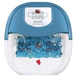 ACEVIVI Foot Spa with Heat and Massage and Jet, 16 Motorized Shiatsu Massage Rollers, 2 Maize Massage Rollers, Pedicure Foot Soak with Automatic Pumice Stone, Adjustable Time & Temp, Multi-Modes Feet 