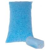 Molblly Bean Bag Filler Foam 10lbs Blue Premium Shredded Memory Foam Filling for Pillow Dog Beds Chairs Cushions and Arts Crafts, Added Gel Particles, Soft and Great for Stuffing - One Pack