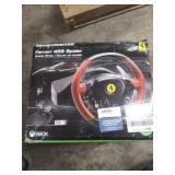 Thrustmaster - Ferrari 458 Spider Racing Wheel and Pedal Set for Xbox - Black/Red/Yellow