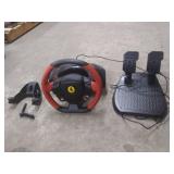 Thrustmaster - Ferrari 458 Spider Racing Wheel and Pedal Set for Xbox - Black/Red/Yellow