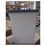 IRIS USA Airtight Food Container for Dog, Cat, Bird, Other Animals and Pet with Navy Lid and Pearl Container