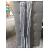 DG Casa Hancock Diamond Tufted Upholstered Adjustable Height Headboard, Queen Size Polyester Blend Fabric