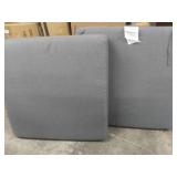 Outdoor / Indoor 2-Piece Deep Seat Cushions for Patio Furniture, 24x24, Linen Gray