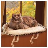 K&H PET PRODUCTS Deluxe Bolster Kitty Sill Cat Window Hanging Bed and Cat Hammock