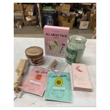 A1 BUNDLE: Spa Bundle - Includes Skin Care, Nail Care, Candle, Bath Accessories