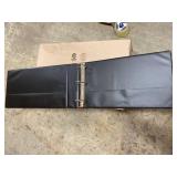 Cardinal Premier Easy Open 11 x 17 Locking Slant-D Ring Binder, 3" Cap, Black (One)