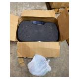 Vibration Plate Exercise Machine Whole Body Workout Vibrate Fitness Platform with Music Speaker Fitness Bands for Weight Loss Shaping Toning Wellness Home Gyms Workout