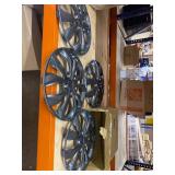 Pilot Automotive WH555-16GM-B Universal Fit 16" Spyder Wheel Cover [Set of 4] Fits Toyota Volkswagen VW Chevy Chevrolet Honda Mazda Dodge Ford and Others