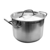 Update International SPS-20 Induction Stock Pot, 20-Quart, Silver
