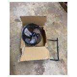 Simple Deluxe 12 Inch 3-Speed High Velocity Heavy Duty Metal Industrial Floor Fan Oscillating Quiet for Home, Commercial, Residential, and Greenhouse Use, Outdoor, Indoor, Black