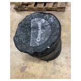 Coghlans 1219 Trash Can, 33 Gal Capacity, Polyethylene, Green