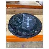 Coghlans 1219 Trash Can, 33 Gal Capacity, Polyethylene, Green