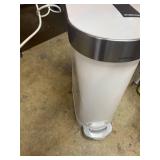 simplehuman 45L Slim Step Can in White