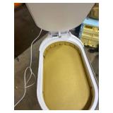 simplehuman 45L Slim Step Can in White