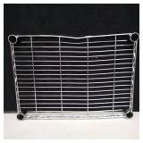 Amazon Basics 3-Tier Metal Basket Rolling Cart with Wood Top