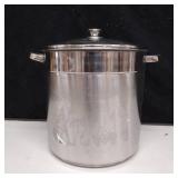 McSunley 16qt Encapsulated Stockpot, 16 Qt, Silver