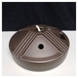 US Weight Fillable Umbrella Base Designed to be Used with a Patio Table - Bronze