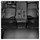 YITAMOTOR Floor Mats Compatible with Ram 1500, Custom Fit Floor Liners for 2019-2022 Ram 1500 Classic Quad Cab, 2012-2018 Dodge Ram 1500 Quad Cab Only, Black