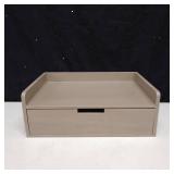 Kate and Laurel Kitt Modern Floating Wall Shelf, 18 x 6.5 x 12, Gray, Wood Shelf for Storage and Display