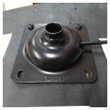 OFM Essentials Collection Armless Leather Desk Chair in Black (ESS-6005-BLK)