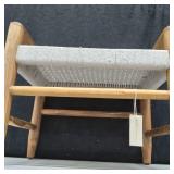 Bloomingville Teak Wood & Hand-Woven Cotton Rope, Natural Bench