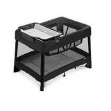 4moms Breeze Plus Portable Playard with Removable Bassinet and Baby Changing Station, Easy One-Handed Setup, from The Makers of The mamaRoo