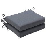 Outdoor / Indoor 2-Piece Deep Seat Cushions for Patio Furniture, 24x24, Linen Gray