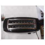 Elite Gourmet 4-Slice Long Slot Toaster, 6 Toast Settings, Slide Out Crumb Tray, Extra Wide 1.5" Slots for Bagels