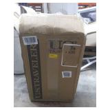 U.S. Traveler Rio Rugged Fabric Expandable Carry-On Luggage Set, Teal, 2-Piece