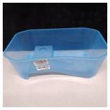 Binano Pet Turtle Tanks, Aquarium Tank, Tank for Turtles, Aquarium for Turtles, Reptile Habitat, Turtle Habitat, Plastic, Safe, Non-Toxic, Durable, Blue (Large-Blue)