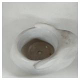 Creative Co-Op Cement Rabbit Planter with Saucer