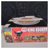 King Kooker #24WC 24" Portable Propane Outdoor Cooker with 18" Steel Wok
