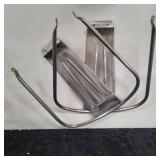 Industrial Style Metal Bar Stool with Back - Set of 2