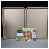 Nordicware Naturals Aluminum Nonstick Half Sheet, 2-Pack