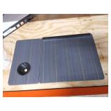 Lap Desk with Cup Holder,Laptop Desk Tray Table for Bed,Adjustable Computer Stands with Cup Slot for Writing (Popular Black)