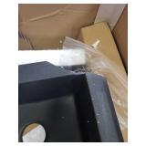 KRAUS Forteza Dual-Mount Single-Bowl Granite Kitchen Sink