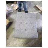 Homepop Chunky Textured Storage Ottoman