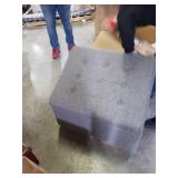 Homepop Chunky Textured Storage Ottoman