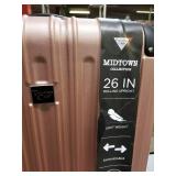 Travelers Club MidTown Collection Rolling Upright Suitcase