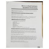 Lavish Corner-Drain Round Corner Shower Stall Kit