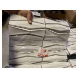 Ivy Hill Tile Delphi Harlequin Natural White Polished Ceramic Mosaic Tile Set