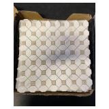 Premium Mosaics Bianco Dolomite Crema Dotty Polished Tile Set