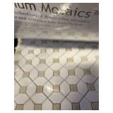 Premium Mosaics Bianco Dolomite Crema Dotty Polished Tile Set