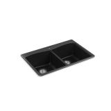 KOHLER Kennon Dual-Mount Neoroc Double Bowl Kitchen Sink