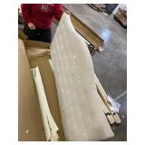 Furinno Abbyson Button Tufted Bed Frame (Queen Size)